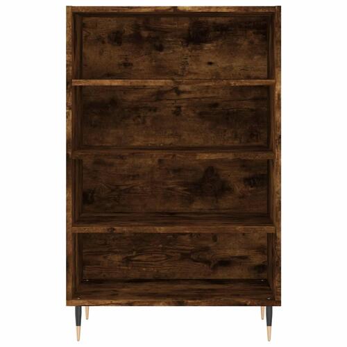 Skab 57x35x90 cm konstrueret træ røget egetræ