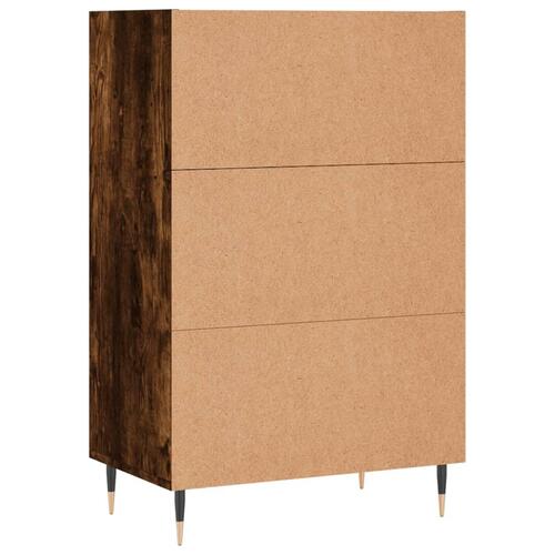 Skab 57x35x90 cm konstrueret træ røget egetræ