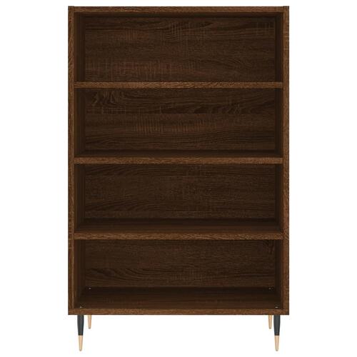 Skab 57x35x90 cm konstrueret træ brunt egetræ