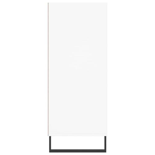 Skab 57x35x90 cm konstrueret træ hvid