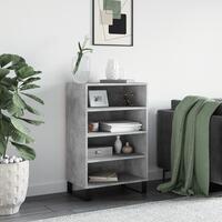 Skab 57x35x90 cm konstrueret træ betongrå