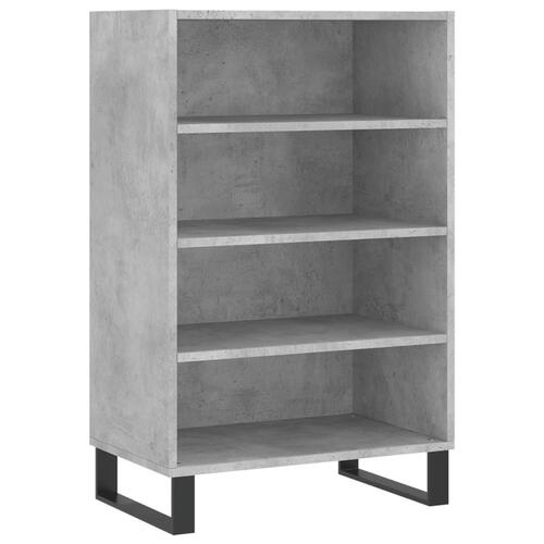 Skab 57x35x90 cm konstrueret træ betongrå