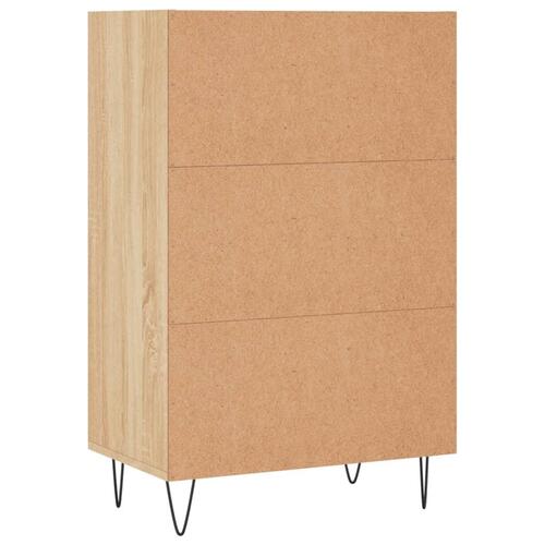 Skab 57x35x90 cm konstrueret træ sonoma-eg