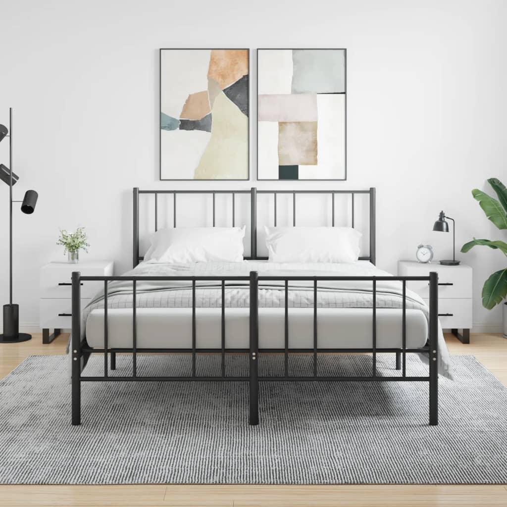 Sengeborde 2 stk. 40x35x47,5 cm konstrueret træ hvid billede