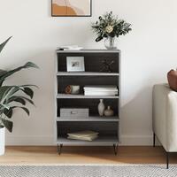 Skab 57x35x90 cm konstrueret træ grå sonoma-eg