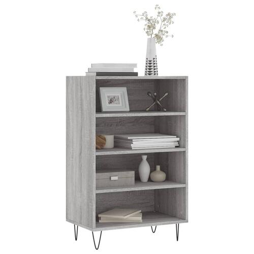 Skab 57x35x90 cm konstrueret træ grå sonoma-eg