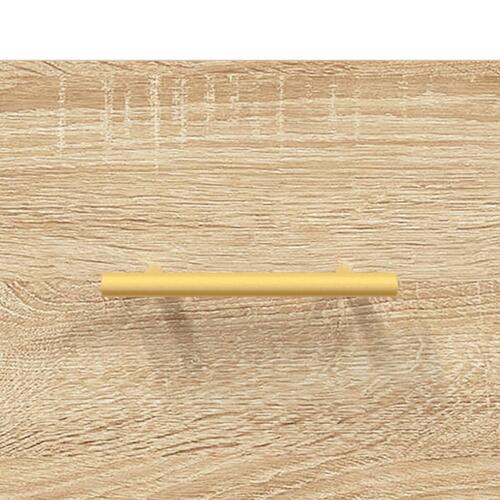 Sengeborde 2 stk. 40x35x47,5 cm konstrueret træ sonoma-eg