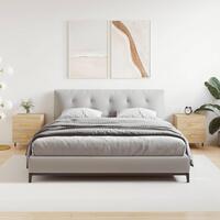 Sengeborde 2 stk. 40x35x47,5 cm konstrueret træ sonoma-eg