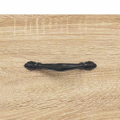 Sofabord 50x50x40 cm konstrueret træ sonoma egetræsfarve