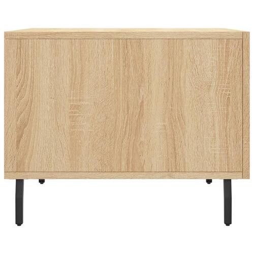 Sofabord 50x50x40 cm konstrueret træ sonoma egetræsfarve