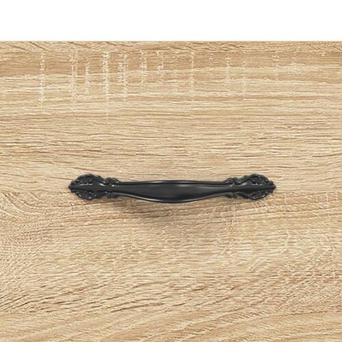 Sengeborde 2 stk. 40x35x47,5 cm konstrueret træ sonoma-eg