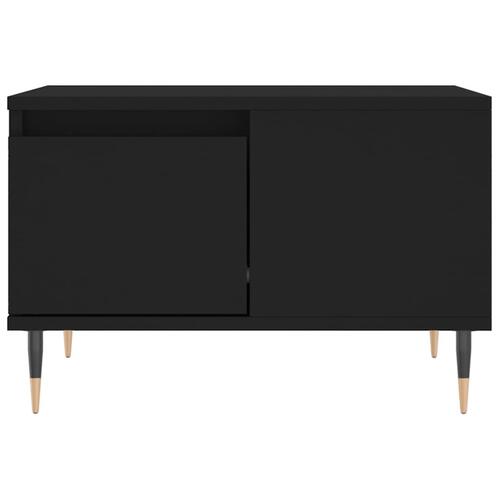 Sofabord 55x55x36,5 cm konstrueret træ sort