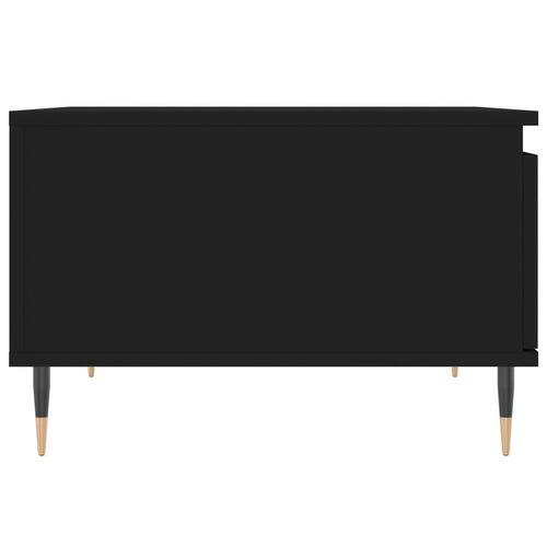 Sofabord 55x55x36,5 cm konstrueret træ sort
