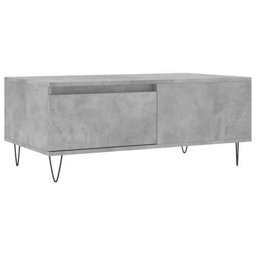 Sofabord 90x50x36,5 cm konstrueret træ betongrå
