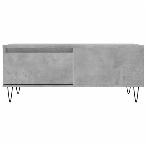 Sofabord 90x50x36,5 cm konstrueret træ betongrå