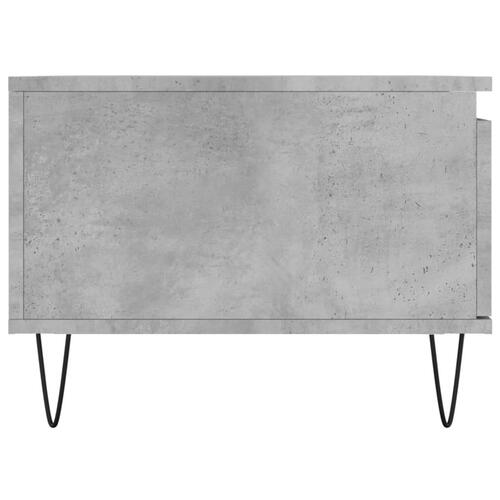 Sofabord 90x50x36,5 cm konstrueret træ betongrå