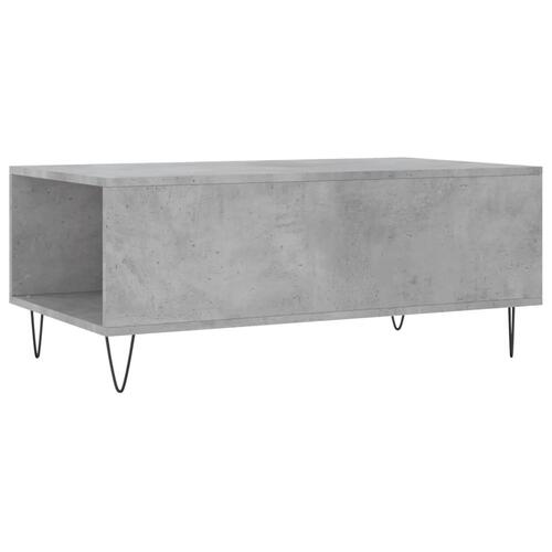 Sofabord 90x50x36,5 cm konstrueret træ betongrå