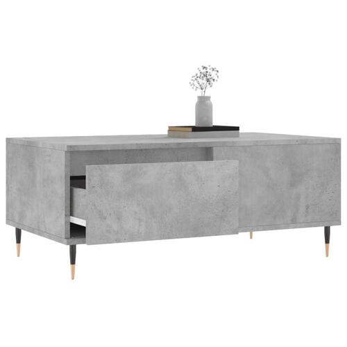Sofabord 90x50x36,5 cm konstrueret træ betongrå