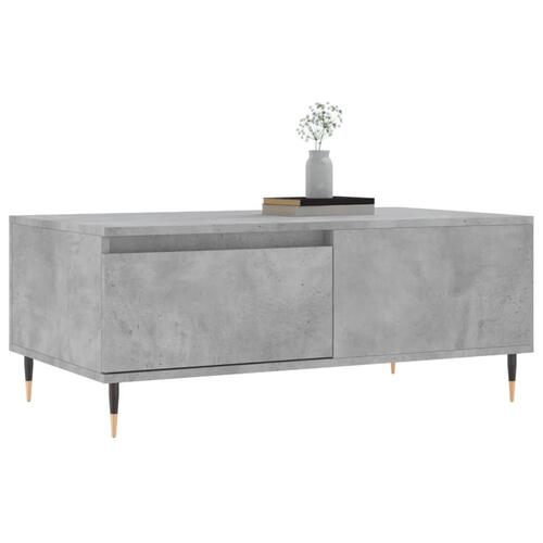 Sofabord 90x50x36,5 cm konstrueret træ betongrå