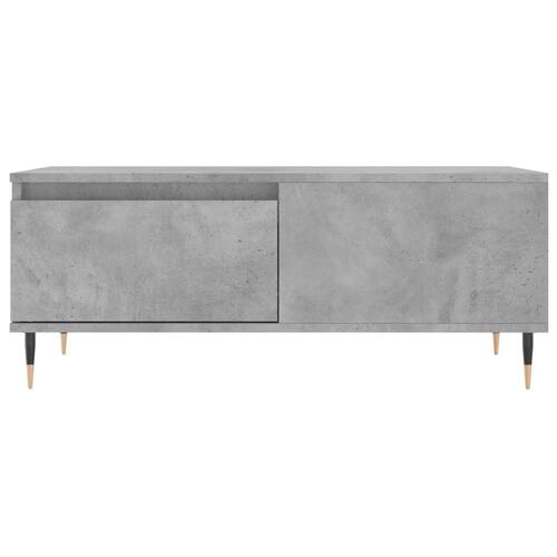 Sofabord 90x50x36,5 cm konstrueret træ betongrå