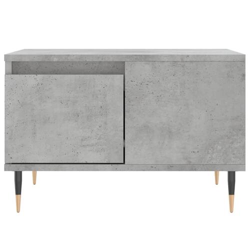 Sofabord 55x55x36,5 cm konstrueret træ betongrå