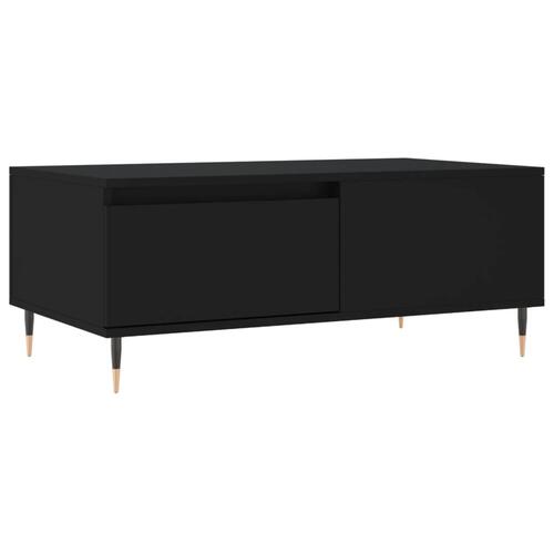Sofabord 90x50x36,5 cm konstrueret træ sort