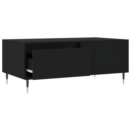 Sofabord 90x50x36,5 cm konstrueret træ sort