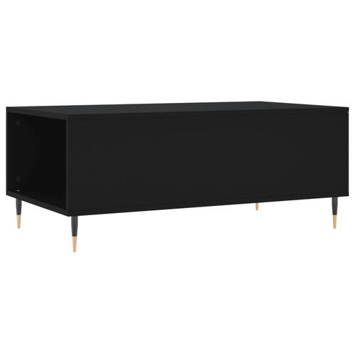 Sofabord 90x50x36,5 cm konstrueret træ sort