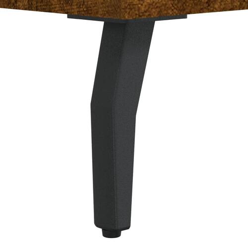 Sengeborde 2 stk. 40x35x47,5 cm konstrueret træ røget egetræ