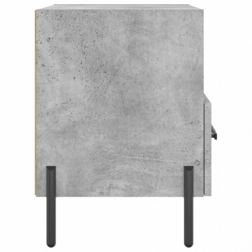 Sengebord 40x35x47,5 cm konstrueret træ betongrå