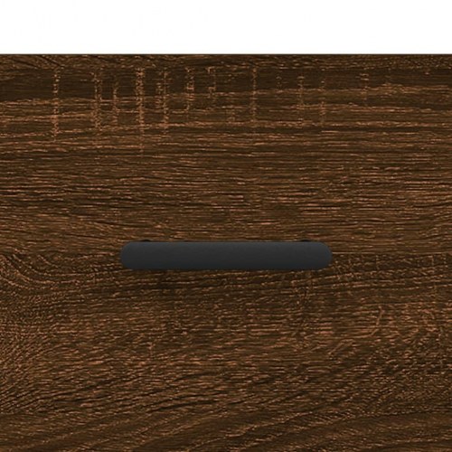 Sengebord 40x35x47,5 cm konstrueret træ brunt egetræ