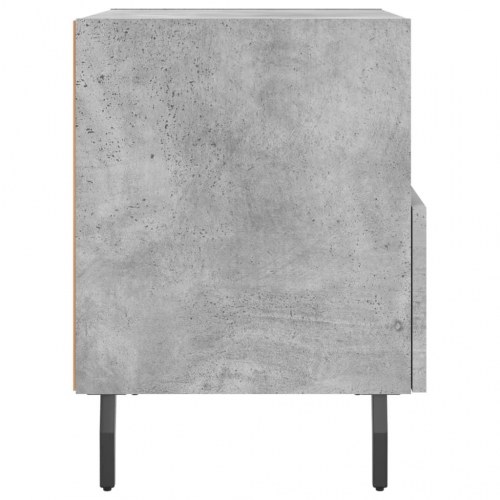 Sengebord 40x35x47,5 cm konstrueret træ betongrå
