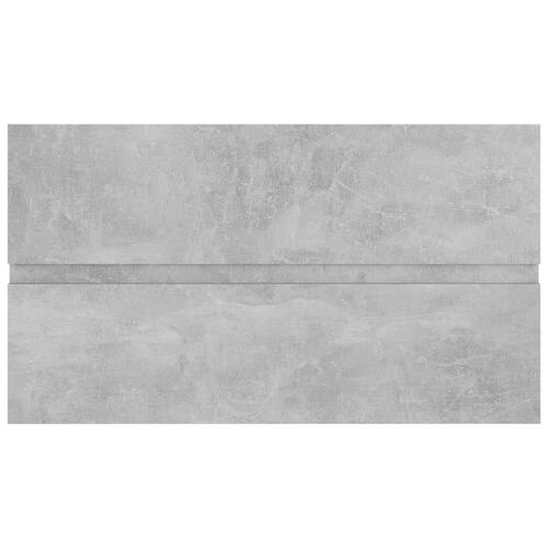 Skab til håndvask 80x38,5x45 cm konstrueret træ betongrå