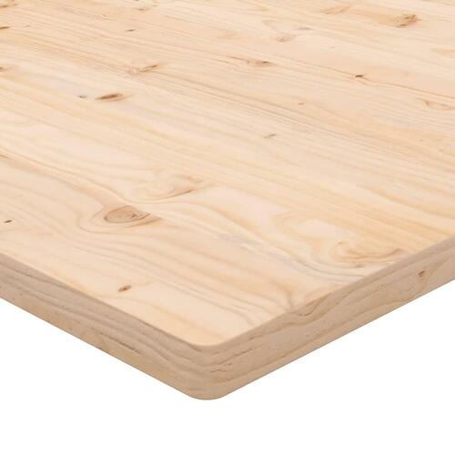 Bordplade 110x60x2,5 cm rektangulær massivt fyrretræ