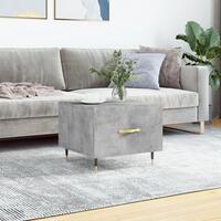 Sofabord 50x50x40 cm konstrueret træ betongrå