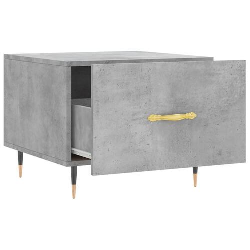 Sofabord 50x50x40 cm konstrueret træ betongrå