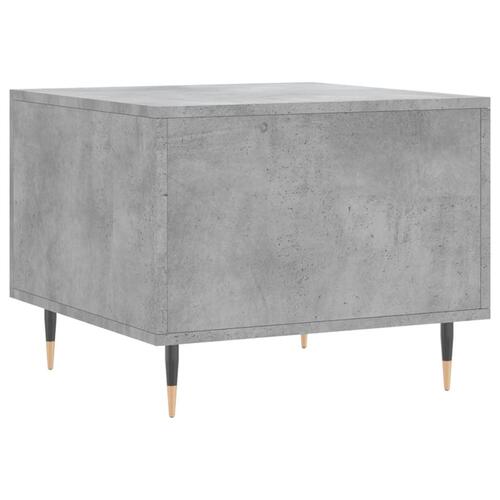 Sofabord 50x50x40 cm konstrueret træ betongrå