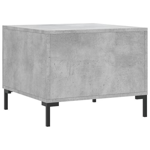 Sofabord 50x50x40 cm konstrueret træ betongrå