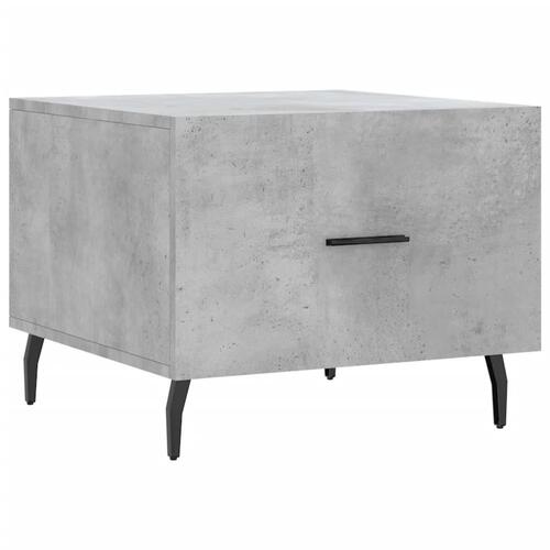 Sofabord 50x50x40 cm konstrueret træ betongrå