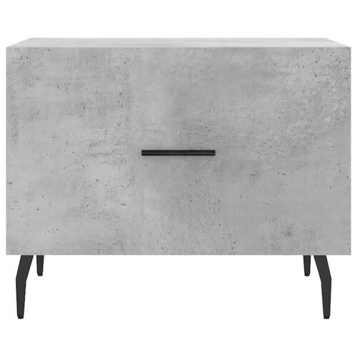 Sofabord 50x50x40 cm konstrueret træ betongrå