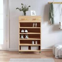 Skoreol 60x35x105 cm konstrueret træ sonoma-eg