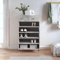 Skoreol 60x35x105 cm konstrueret træ betongrå