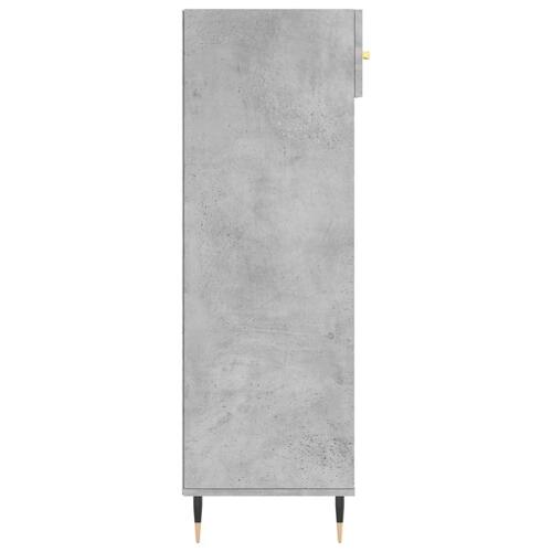 Skoreol 60x35x105 cm konstrueret træ betongrå