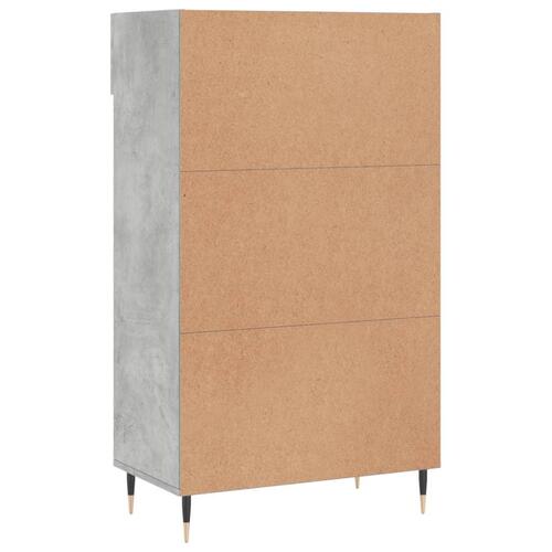 Skoreol 60x35x105 cm konstrueret træ betongrå