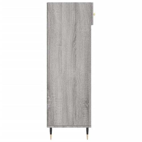 Skoreol 60x35x105 cm konstrueret træ grå sonoma-eg