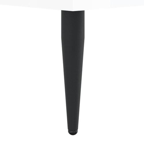 Skoreol 60x35x105 cm konstrueret træ hvid højglans