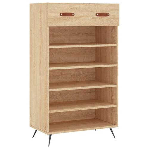 Skoreol 60x35x105 cm konstrueret træ sonoma-eg