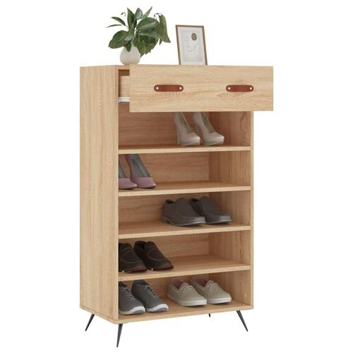 Skoreol 60x35x105 cm konstrueret træ sonoma-eg