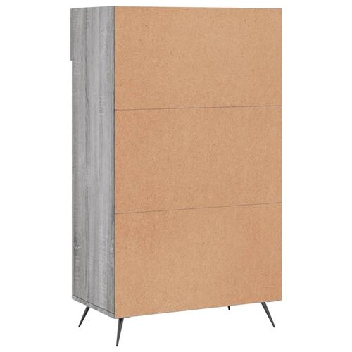Skoreol 60x35x105 cm konstrueret træ grå sonoma-eg