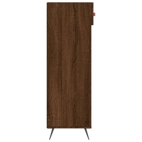 Skoreol 60x35x105 cm konstrueret træ brun egetræsfarve